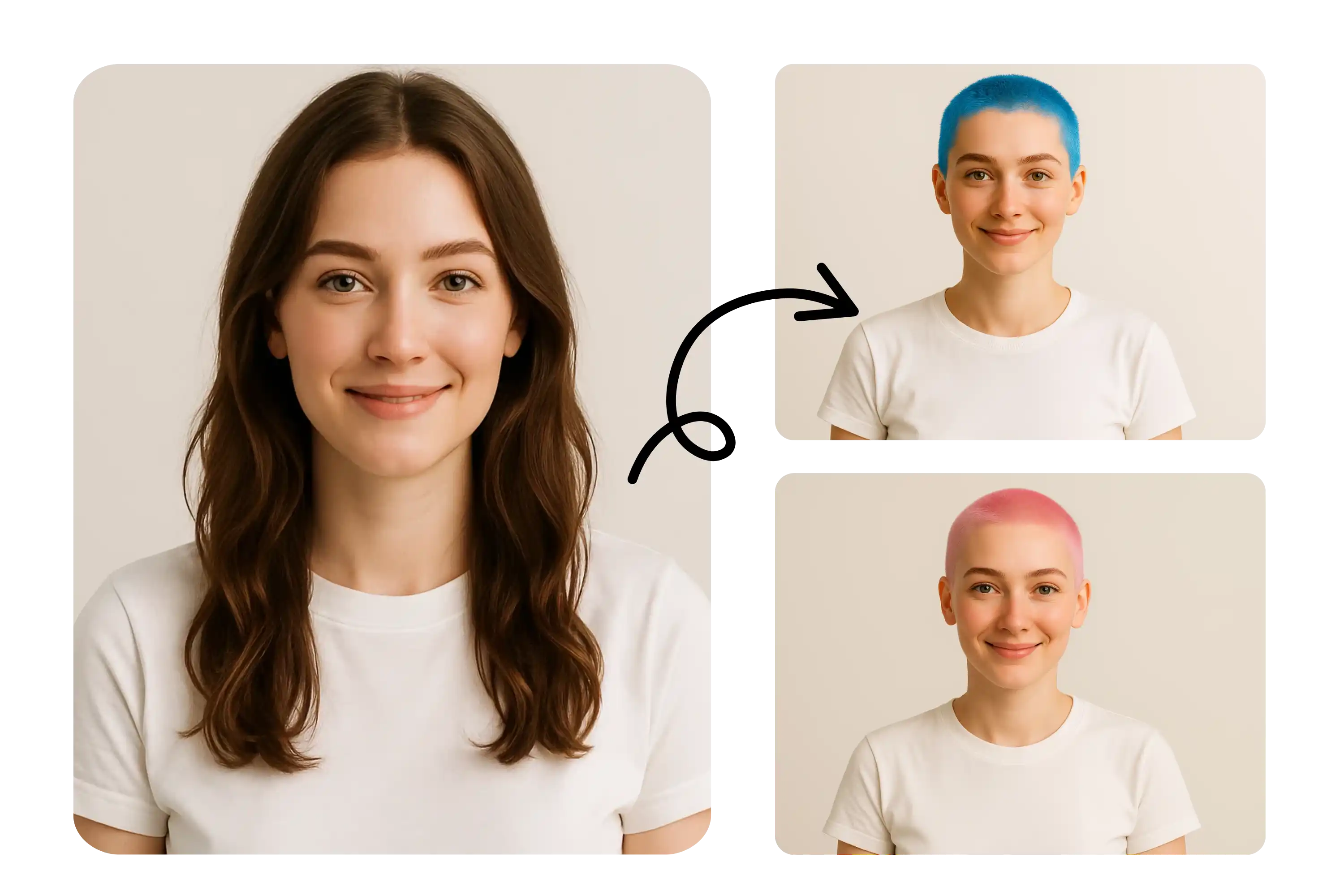 Confident Buzz Cut Transformation